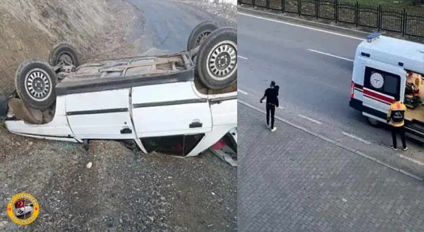 Yaralıları Taşıyan Ambulans Başka Bir Araçla Çarpıştı