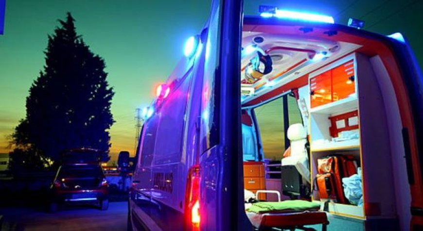 Ambulans Bisiklet Sürücüsüne Çarptı, Hastaneye Kaldırılan Bisiklet Sürücüsüne Borç Çıkardı
